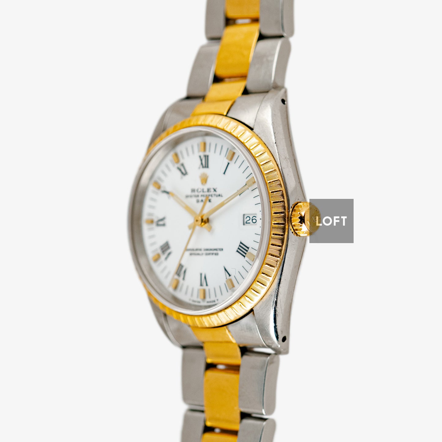 Rolex Oyster Perpetual Date 15223 Automatic Roman Dial 36mm
