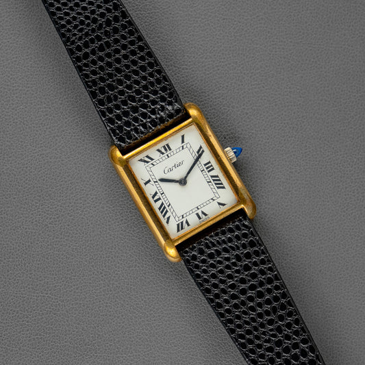 Cartier Tank Vermeil Manual Wind Gold-Plated 23mm