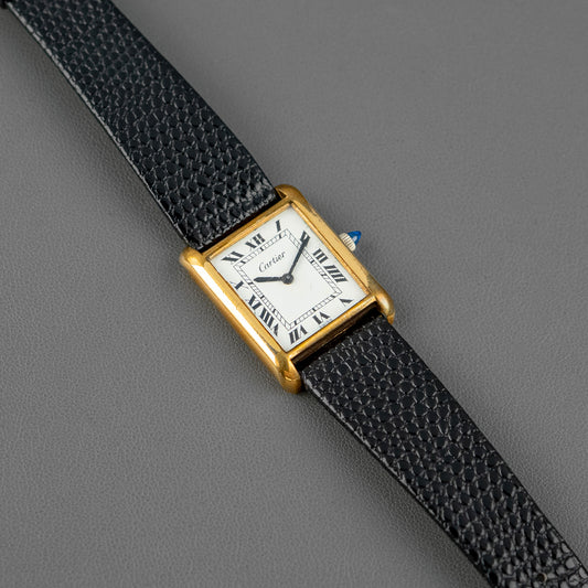 Cartier Tank Vermeil Manual Wind Gold-Plated 23mm