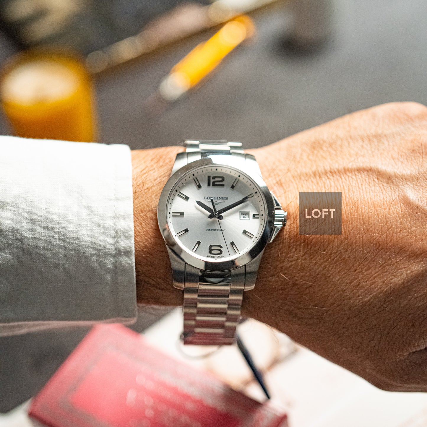 Longines Conquest Classic Quartz Silver Dial 41mm