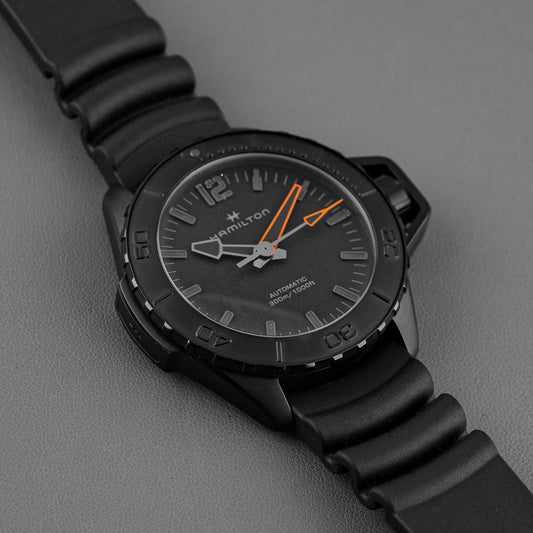 Hamilton Khaki Navy Frogman Automatic Black 46mm