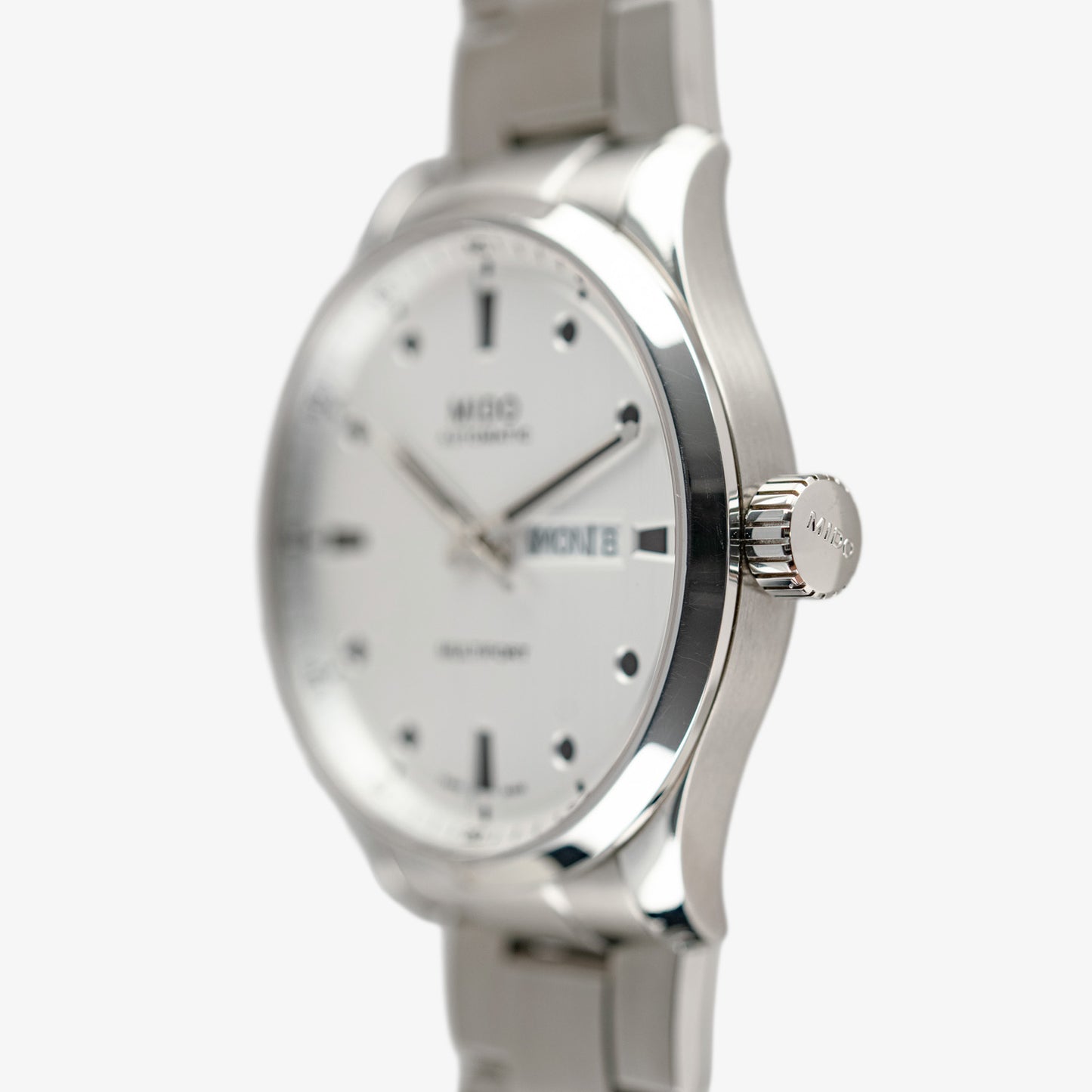 Mido Multifort Automatic Day-Date Silver Dial 42mm