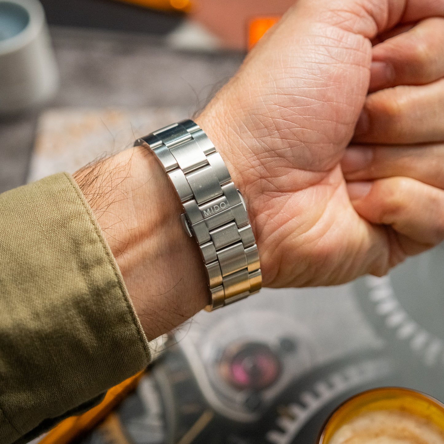 Mido Multifort Automatic Day-Date Silver Dial 42mm