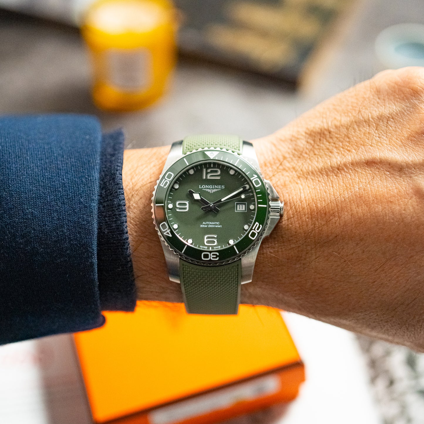 Longines HydroConquest Automatic Green Dial 41mm