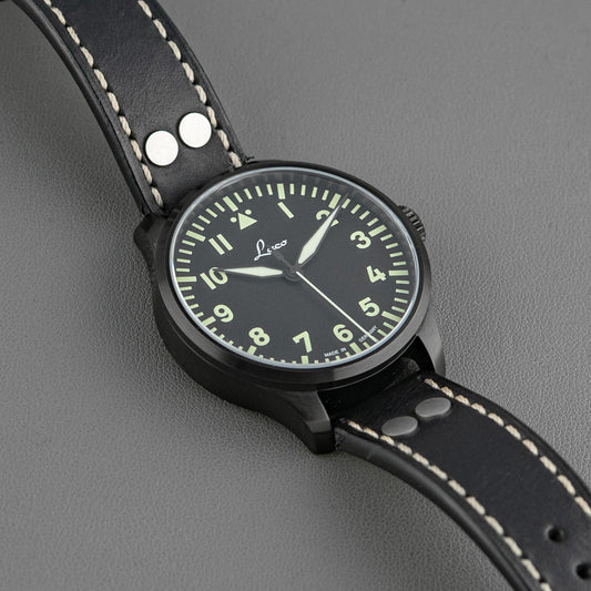 Laco Altenburg Automatic Black Dial Leather 42mm
