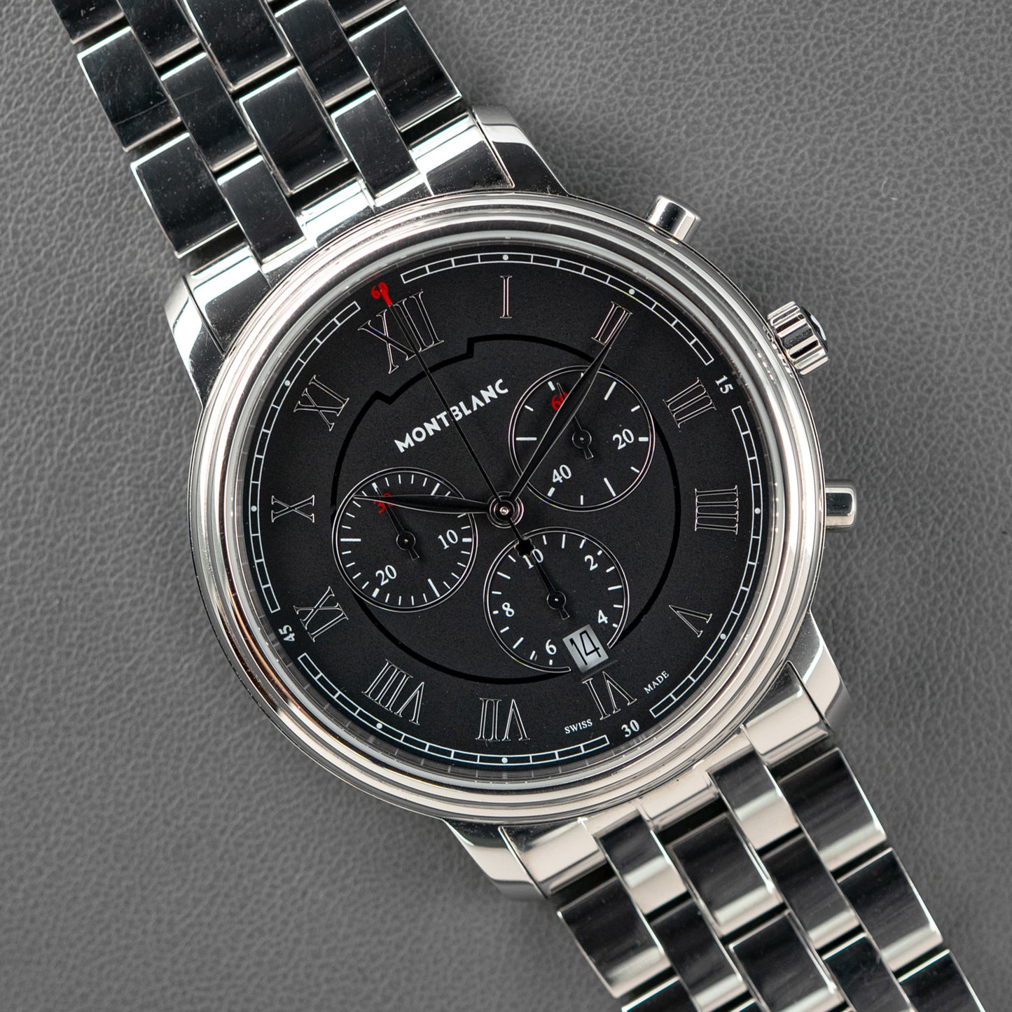 Montblanc Tradition Steel Chronograph Quartz 42mm