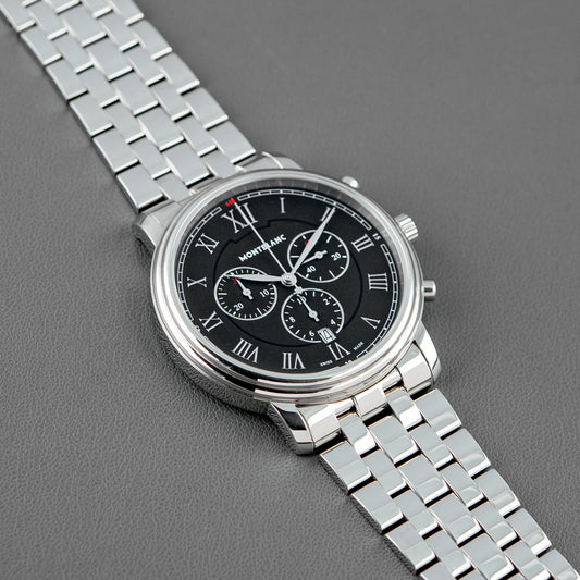 Montblanc Tradition Steel Chronograph Quartz 42mm