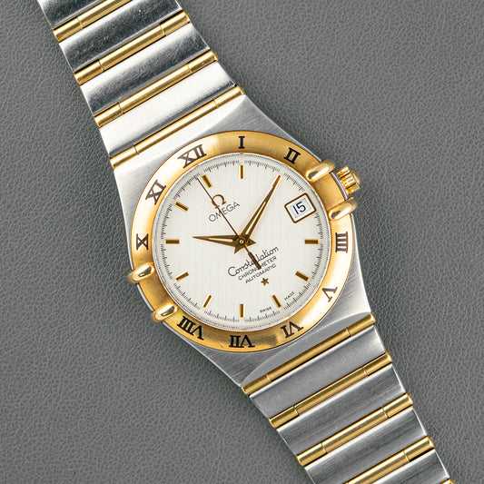 Omega Constellation Automatic Two-Tone Silver Dial 35mm