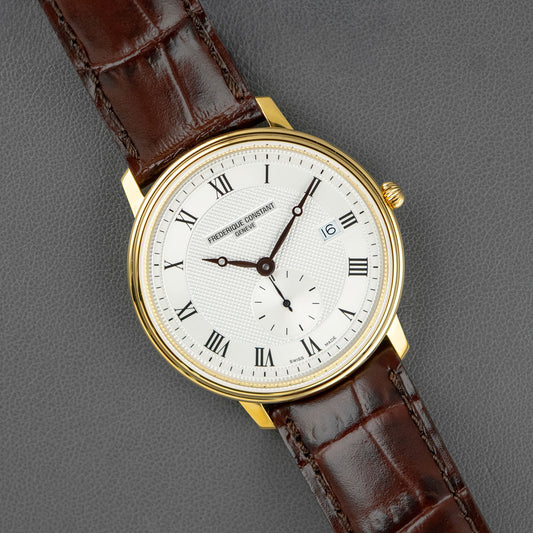 Frederique Constant Slimline Quartz Yellow PVD 37mm