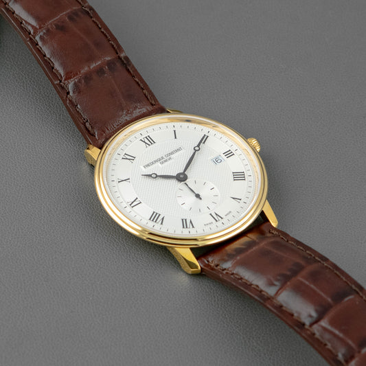 Frederique Constant Slimline Quartz Yellow PVD 37mm