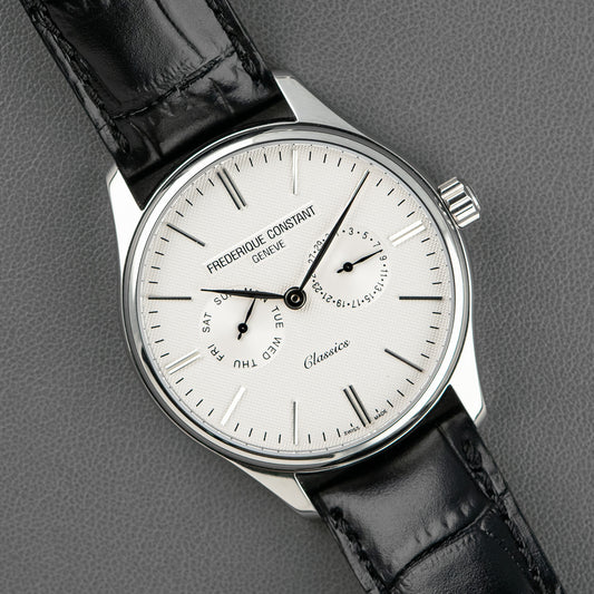 Frederique Constant Classics Quartz Day-Date White 40mm