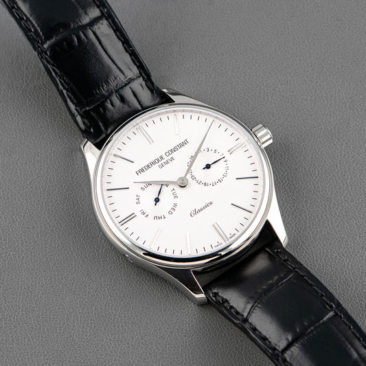 Frederique Constant Classics Quartz Day-Date White 40mm