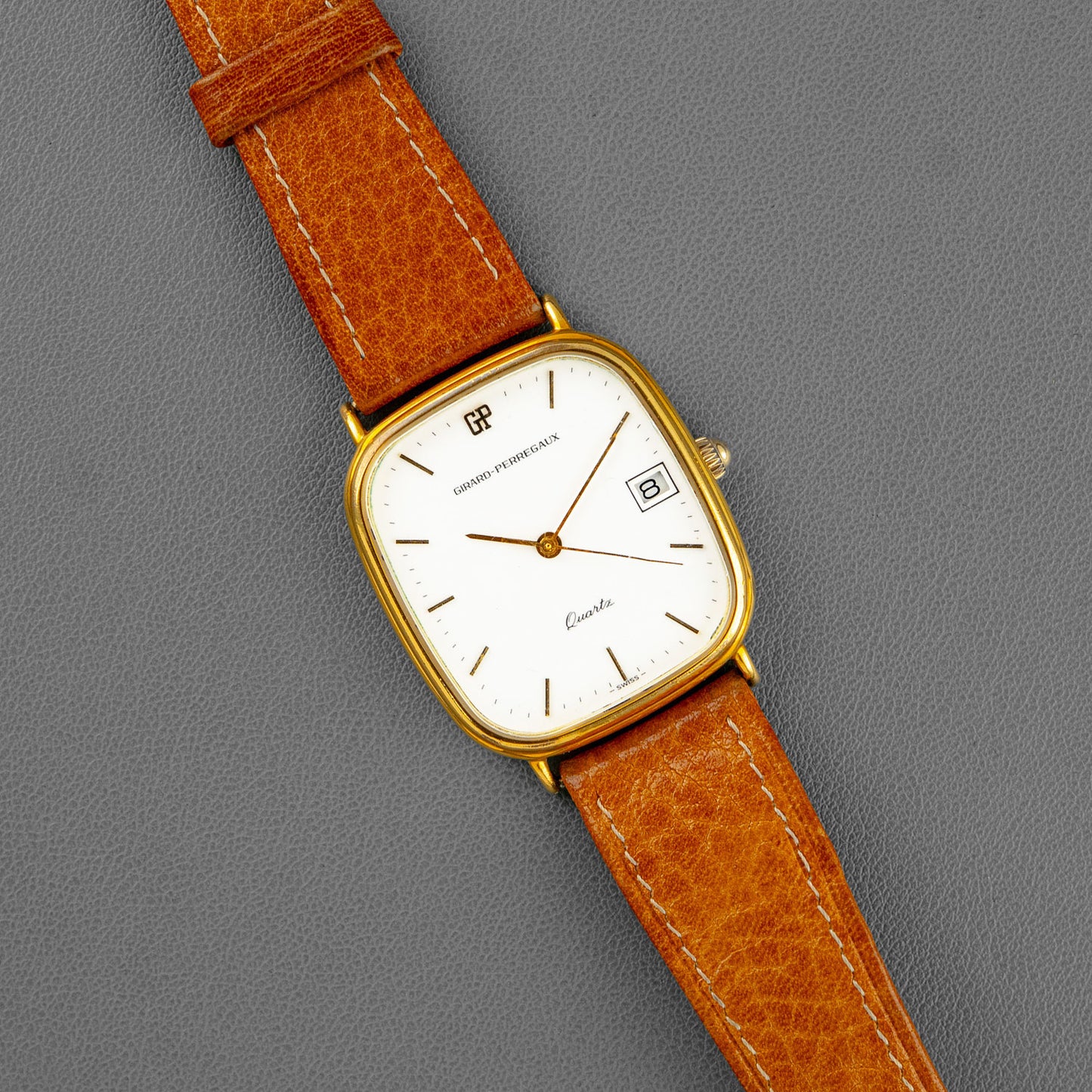 Girard-Perregaux Vintage Quartz Gold Plated Date 33mm