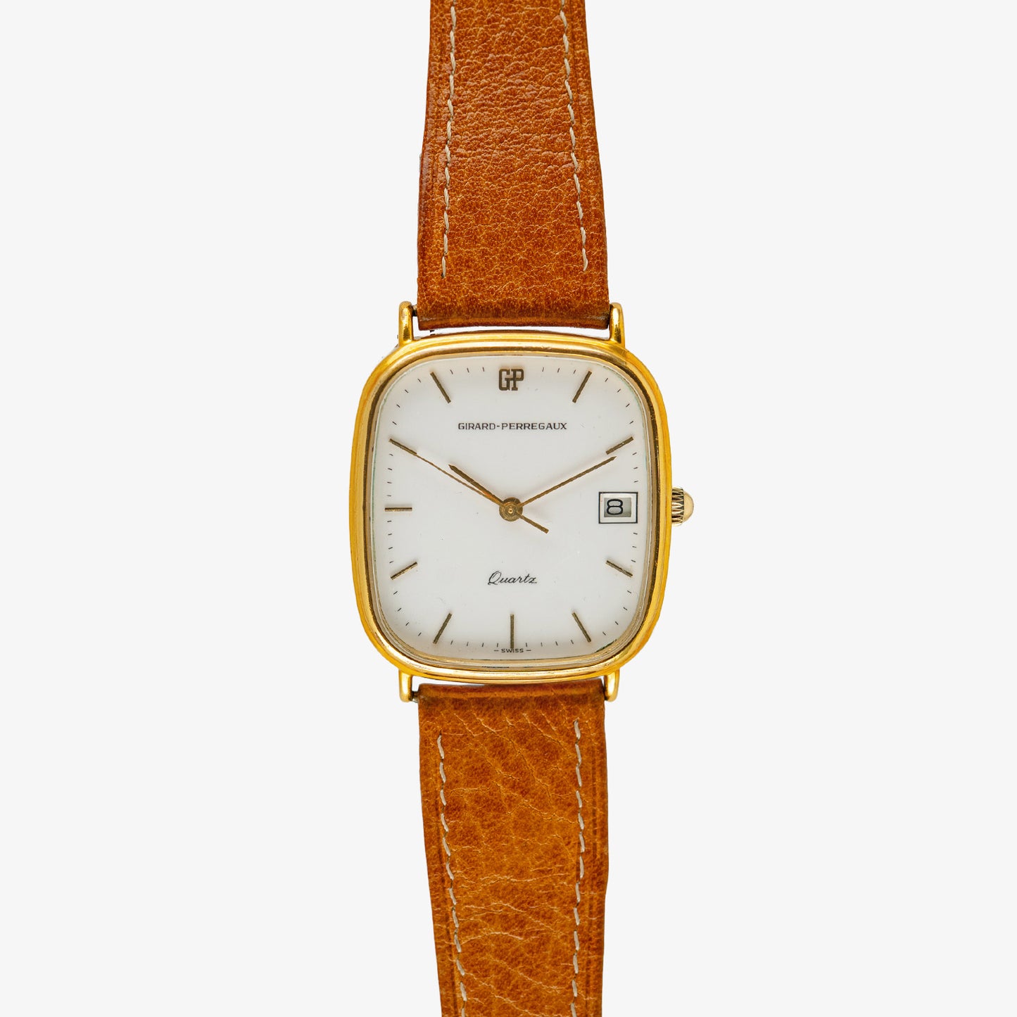 Girard-Perregaux Vintage Quartz Gold Plated Date 33mm