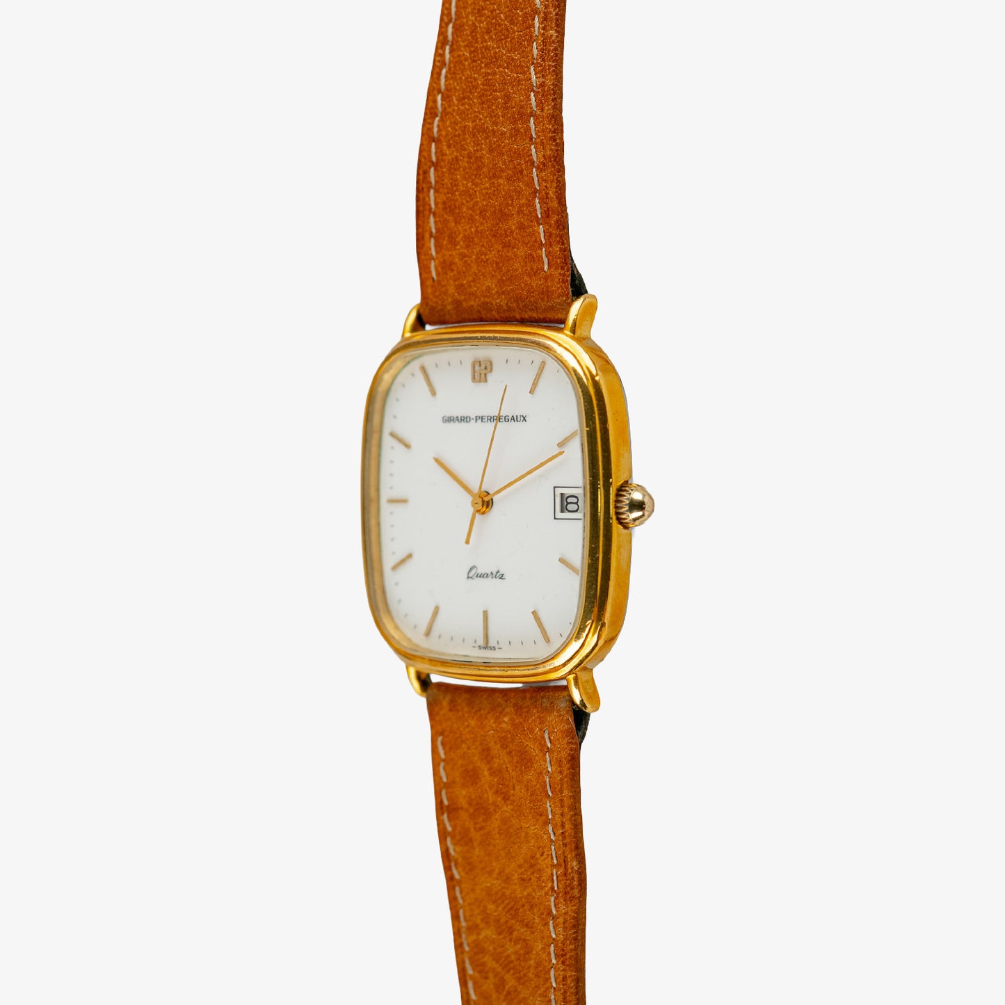Girard-Perregaux Vintage Quartz Gold Plated Date 33mm