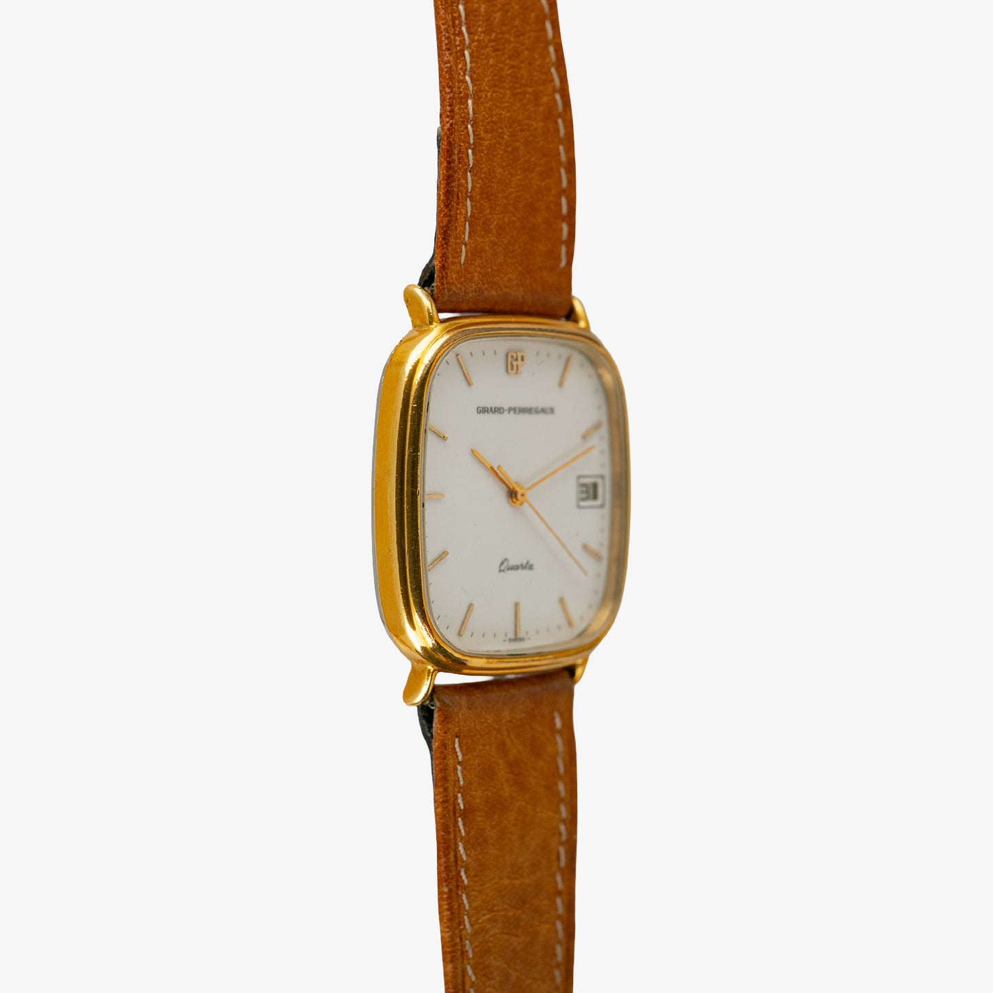Girard-Perregaux Vintage Quartz Gold Plated Date 33mm