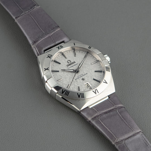 Omega Constellation Automatic Silver Dial Grey 39mm
