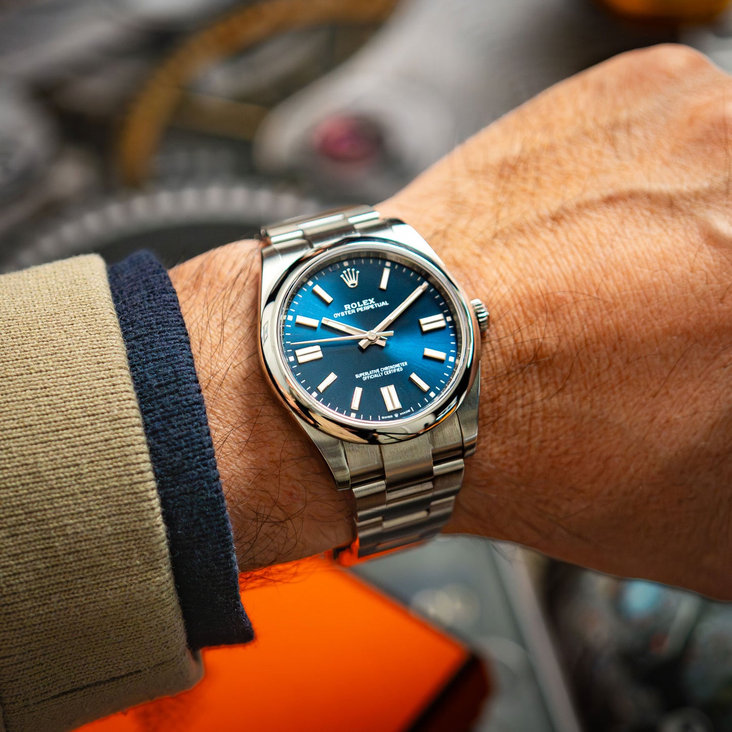 Rolex Oyster Perpetual 124300 Blue Dial 41mm