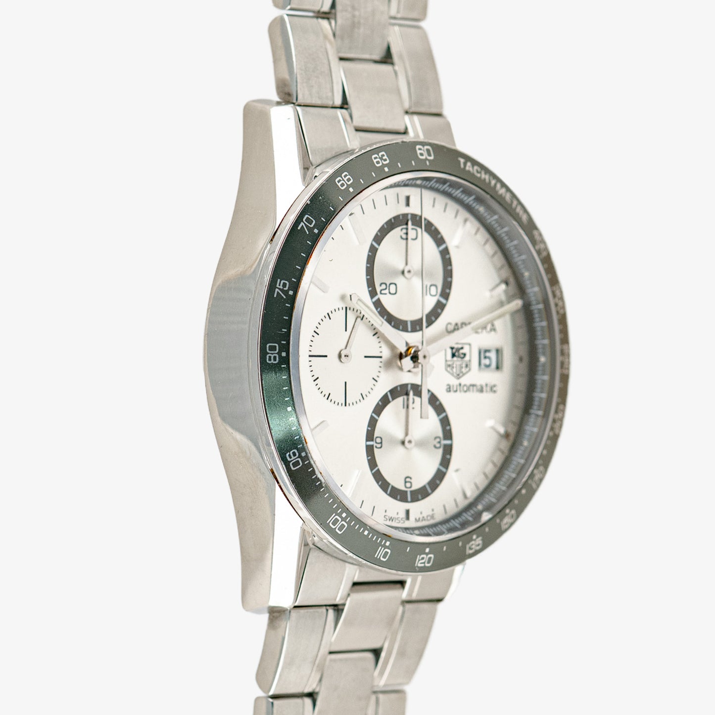 TAG Heuer Carrera Automatic Chronograph Silver Dial 41mm