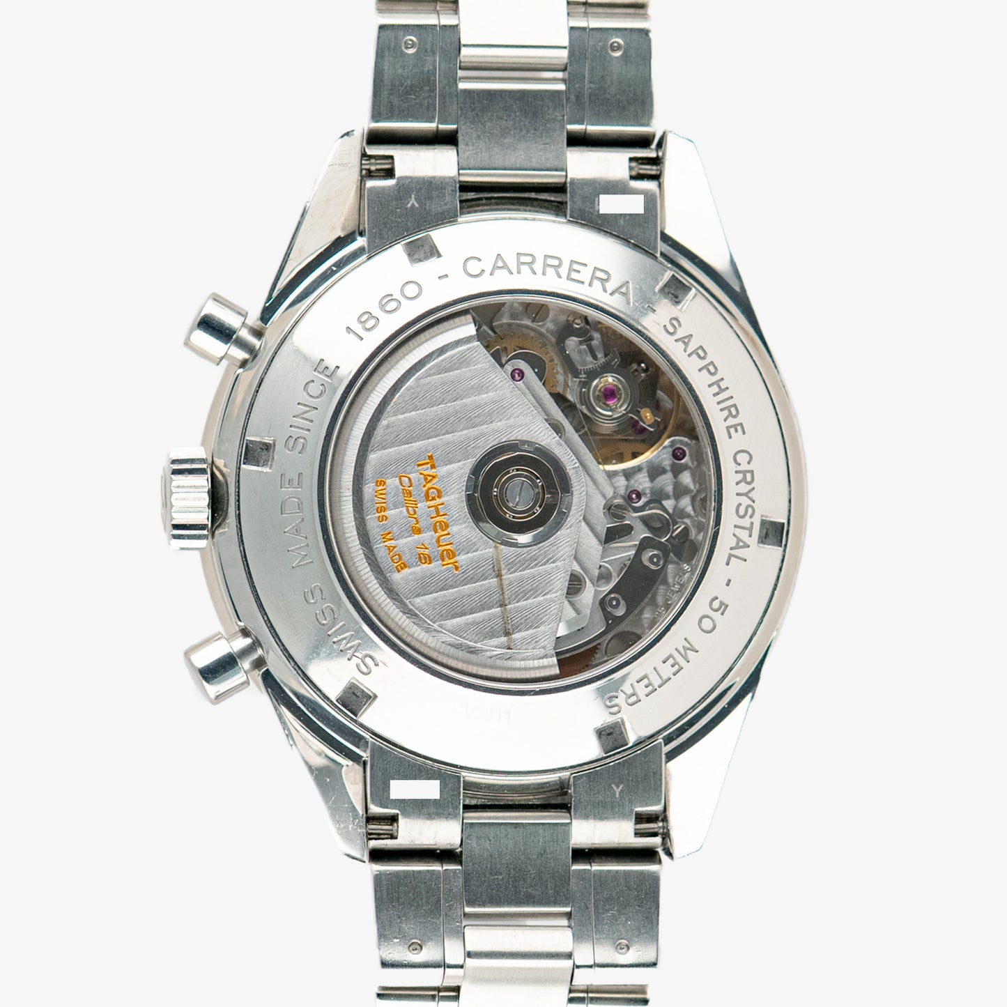 TAG Heuer Carrera Automatic Chronograph Silver Dial 41mm