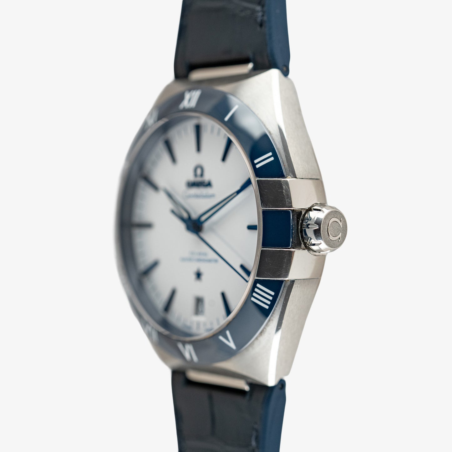 Omega Constellation Automatic White Dial Blue 41mm