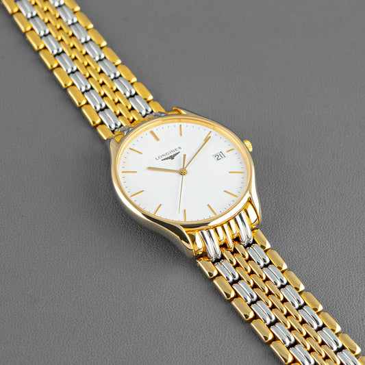 Longines Lyre Quartz Two-Tone White Dial 38mm