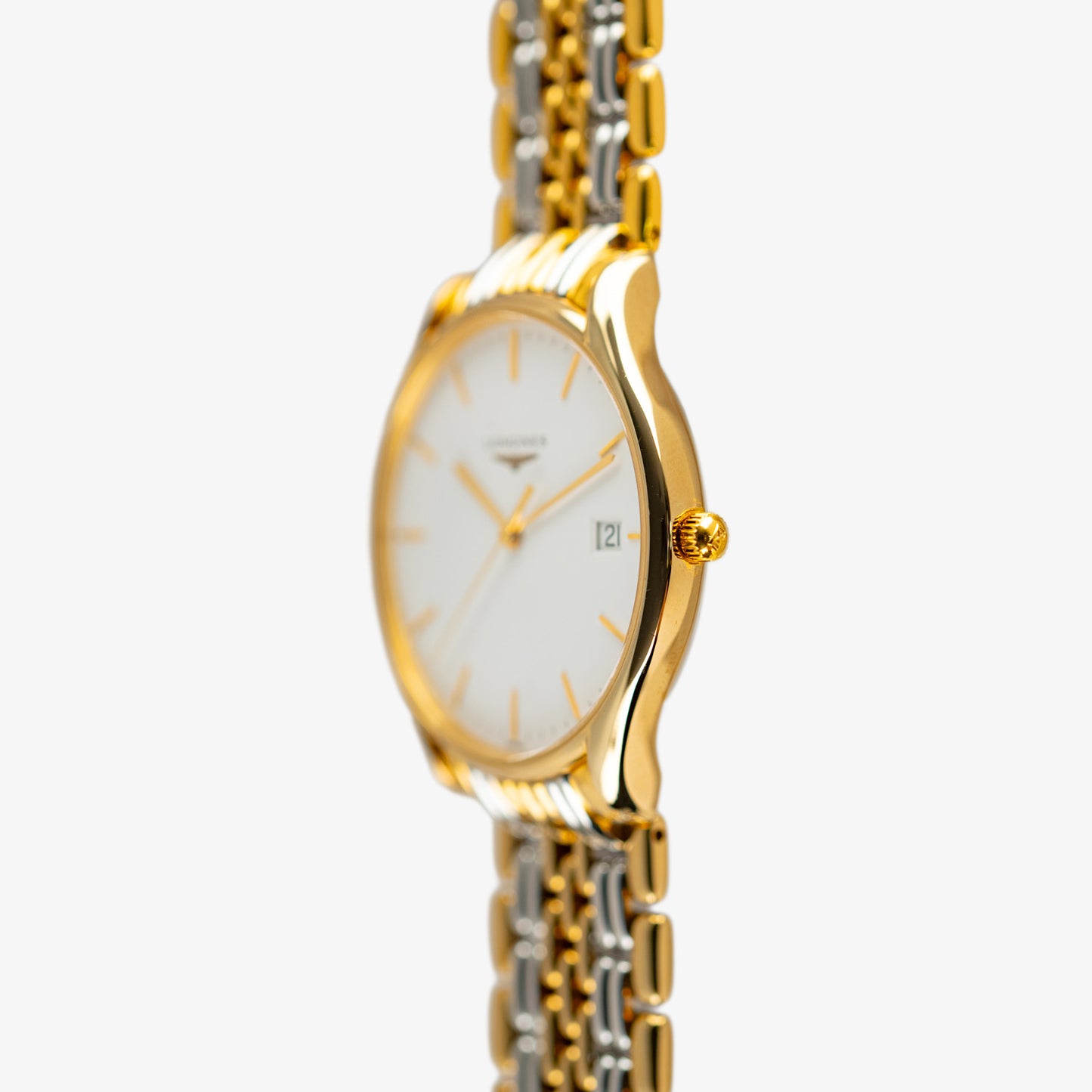 Longines Lyre Quartz Two-Tone White Dial 38mm