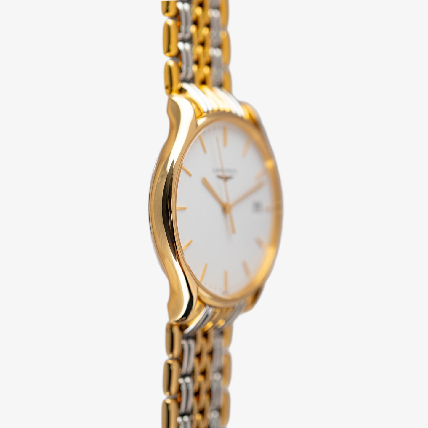 Longines Lyre Quartz Two-Tone White Dial 38mm