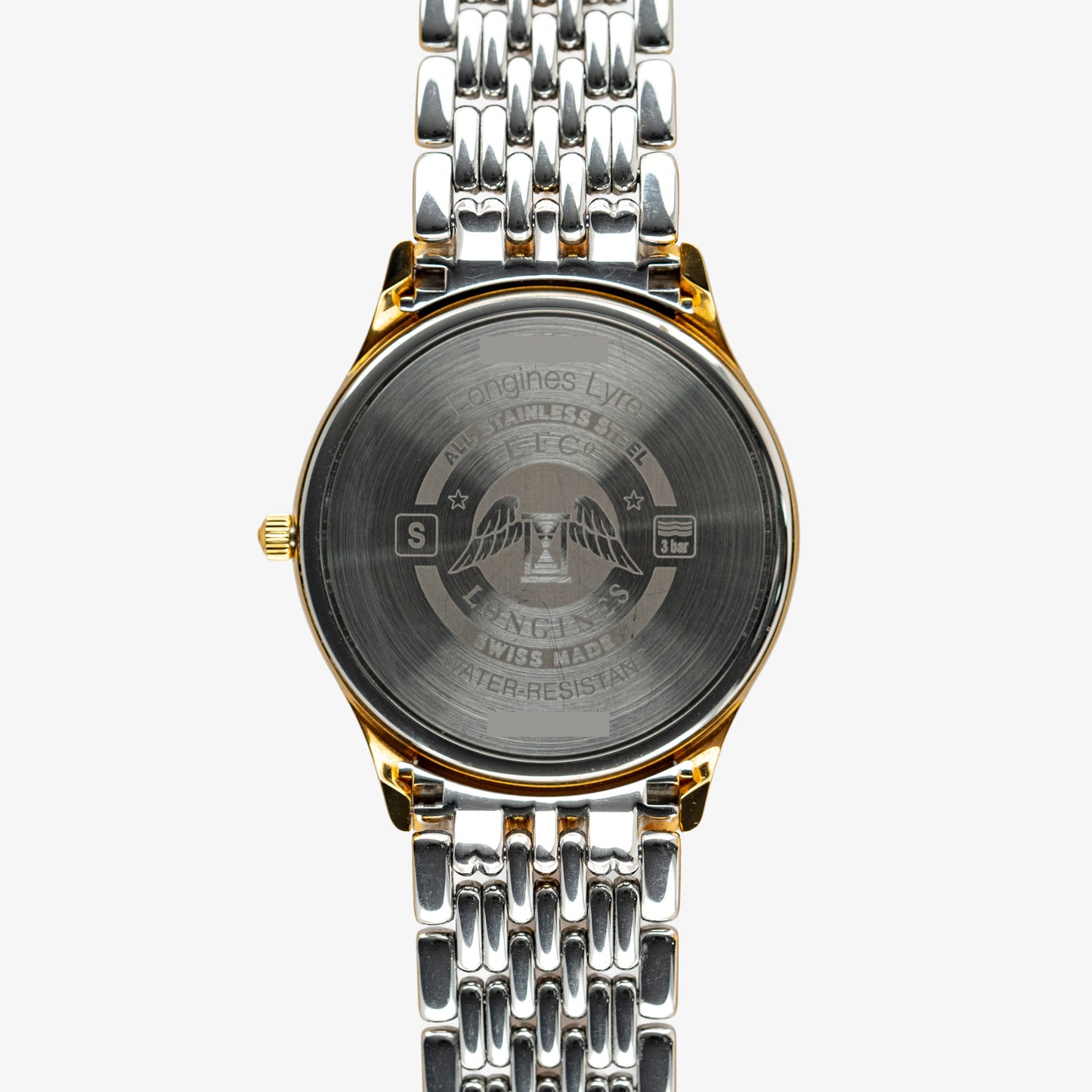 Longines Lyre Quartz Two-Tone White Dial 38mm