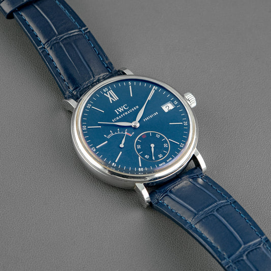 IWC Portofino Hand-Wound Eight Days Automatic Blue 45mm