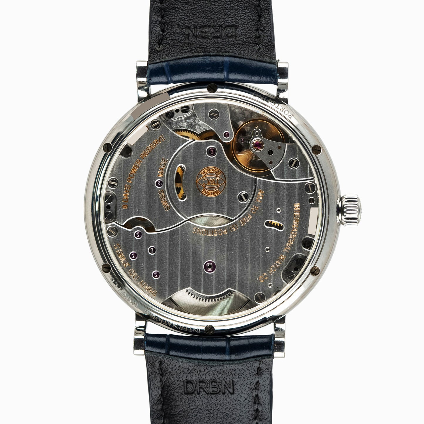IWC Portofino Hand-Wound Eight Days Automatic Blue 45mm