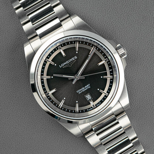 Longines Conquest Automatic Black Dial Steel 41mm