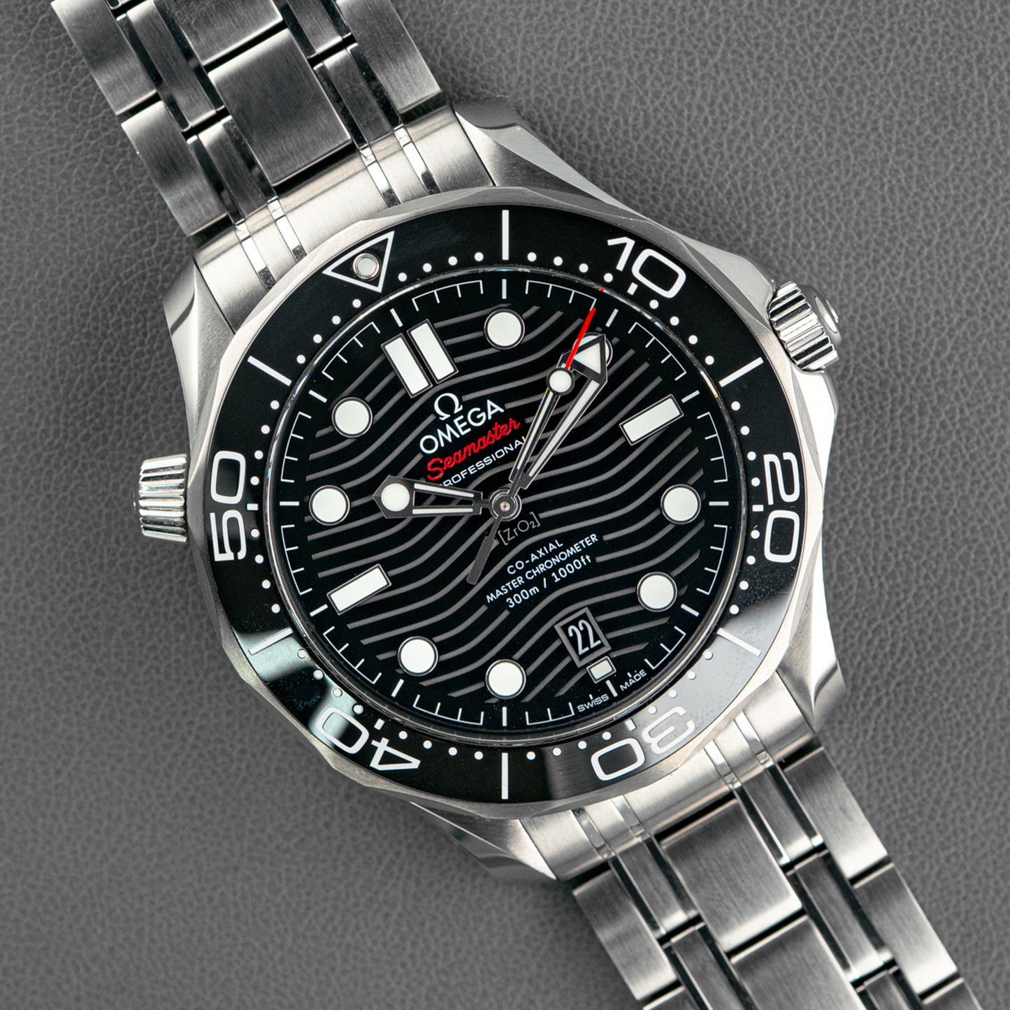 Omega Seamaster Diver 300M Automatic Black Dial 42mm