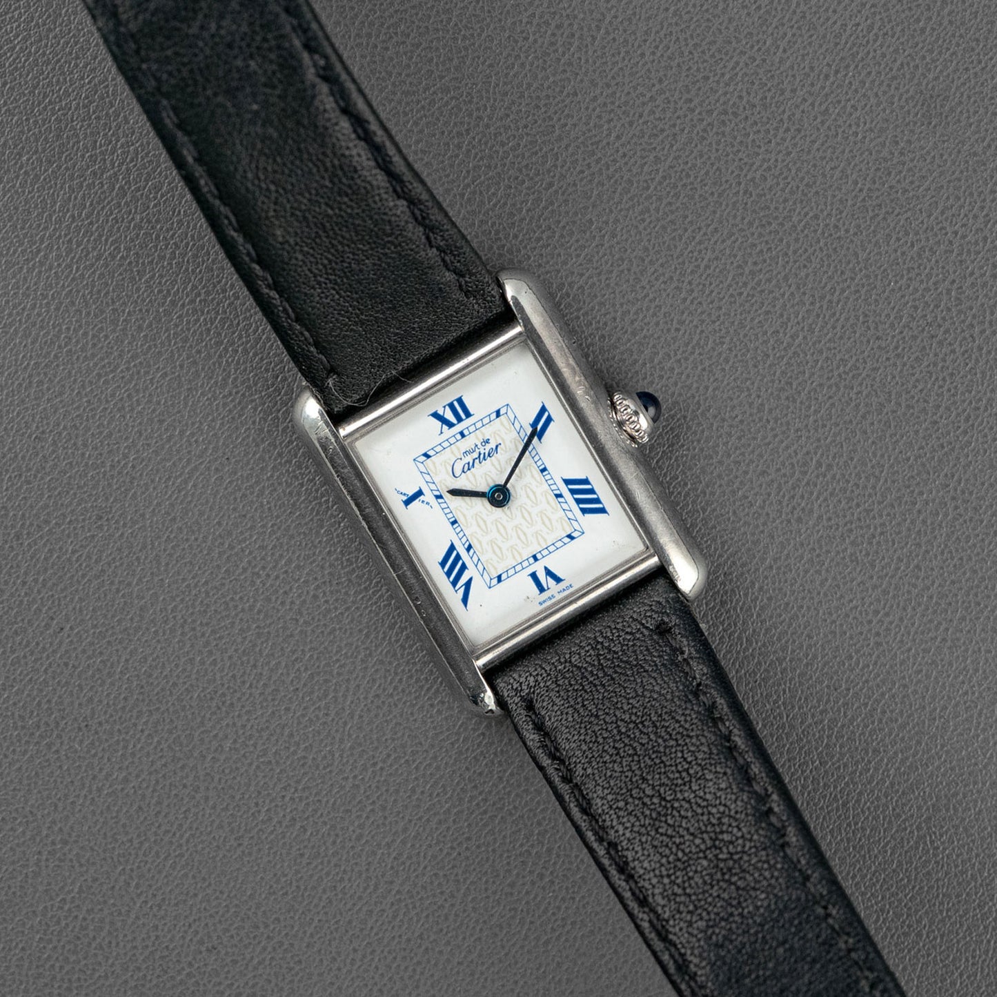 Cartier Tank Must de Cartier Quartz White Blue Dial 23mm