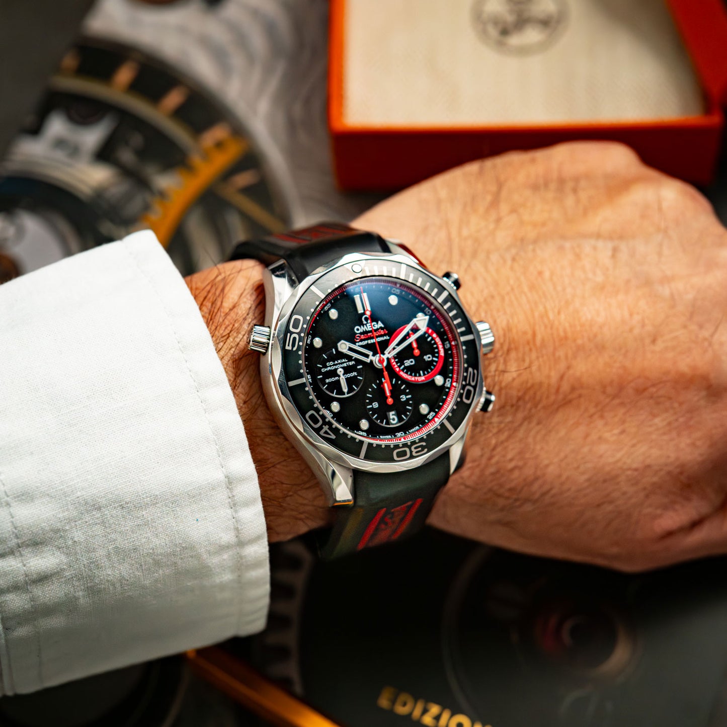 Omega Seamaster Diver 300M Chronograph ETNZ 44mm