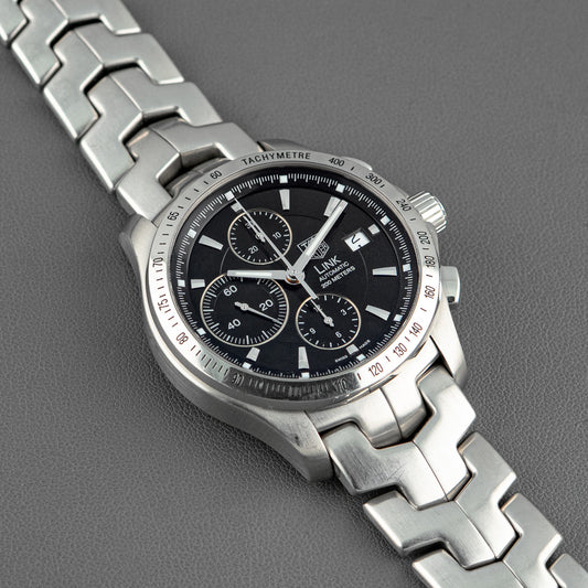 TAG Heuer Link Automatic Chronograph Black Dial 42mm