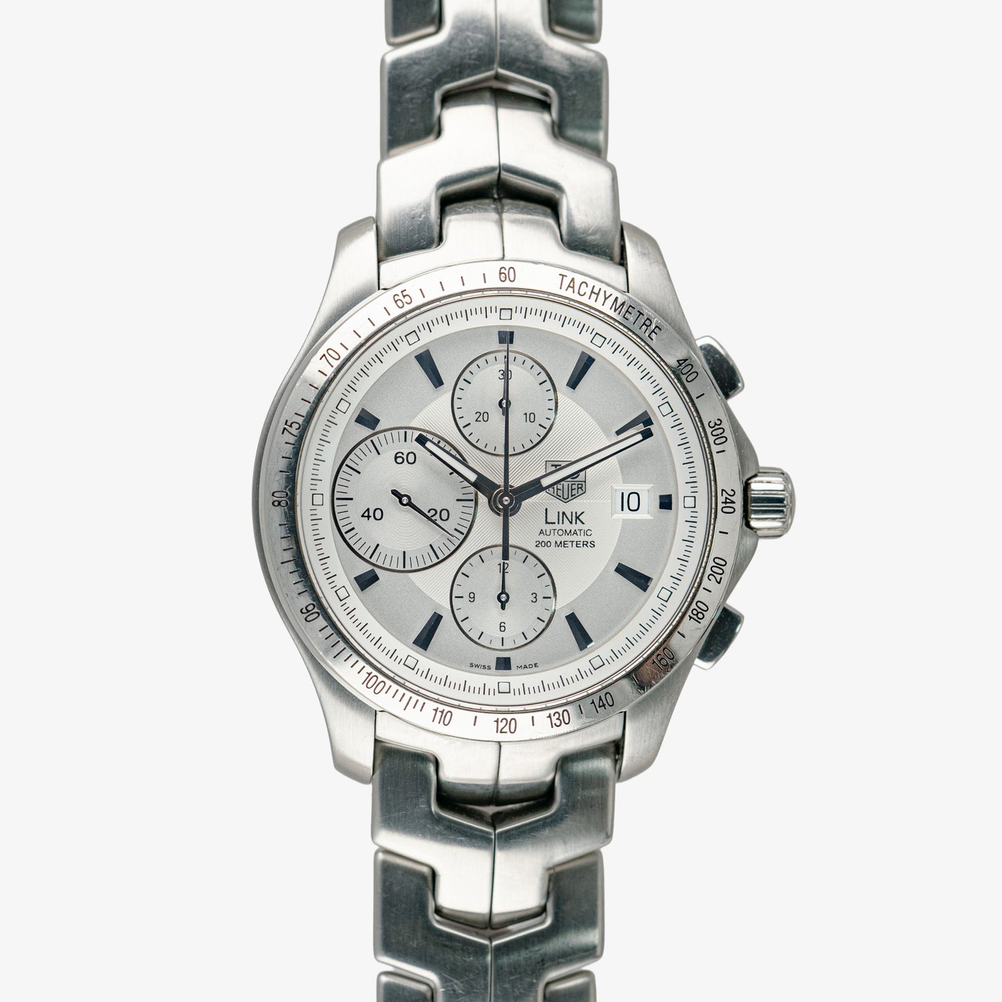 TAG Heuer Link Automatic Chronograph White Dial 42mm