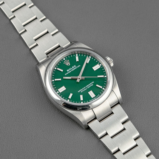 Rolex Oyster Perpetual 36 Automatic Green Dial 36mm