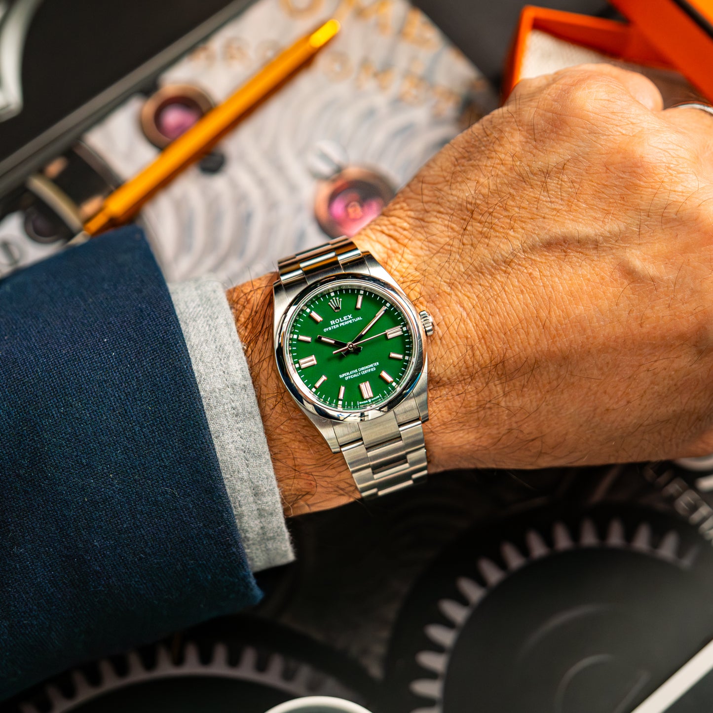 Rolex Oyster Perpetual 36 Automatic Green Dial 36mm