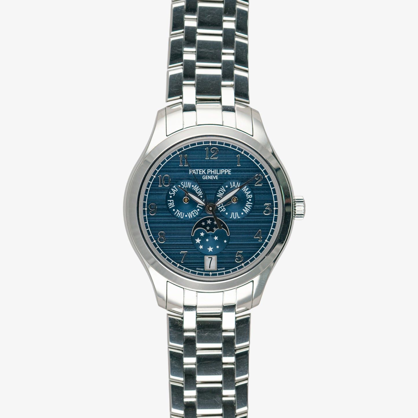 Patek Philippe Annual Calendar Moon Phase Steel Blue 38mm