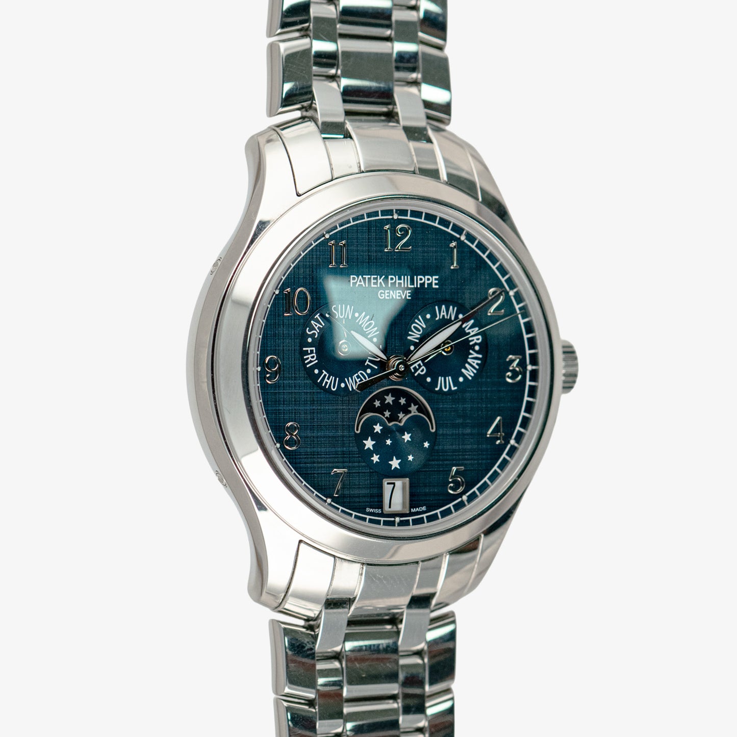 Patek Philippe Annual Calendar Moon Phase Steel Blue 38mm