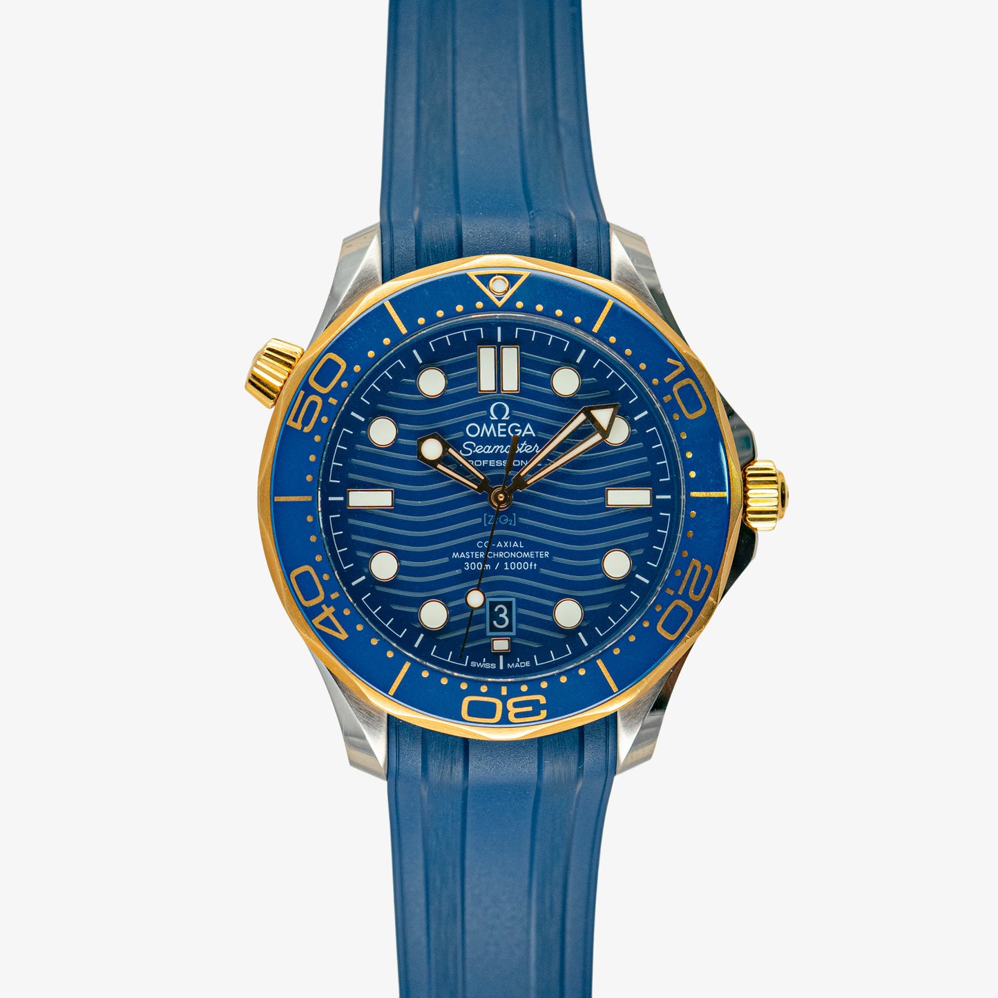 Omega Seamaster Diver 300M Automatic Steel/Gold Blue 42mm