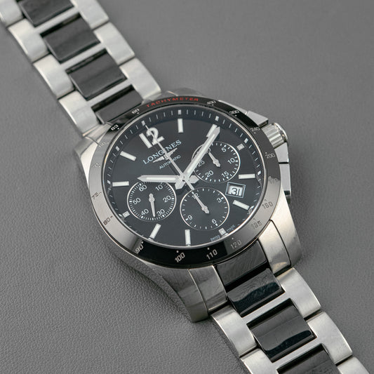 Longines Conquest Chronograph Automatic Ceramic 41mm