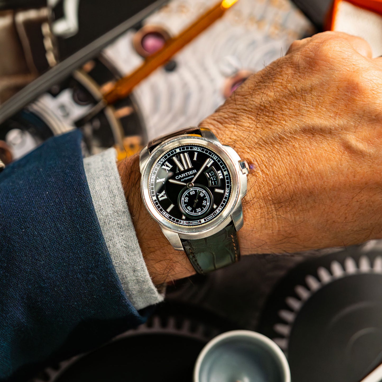 Cartier Calibre de Cartier Automatic Black Dial 42mm