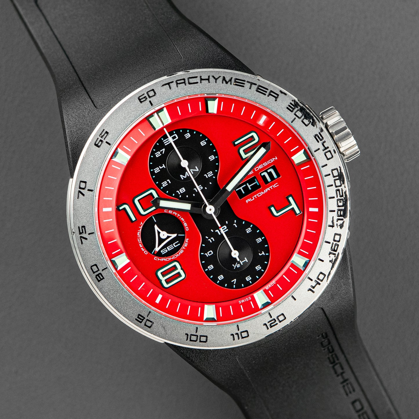 Porsche Design Dashboard Chrono Red Dial Automatic 44mm