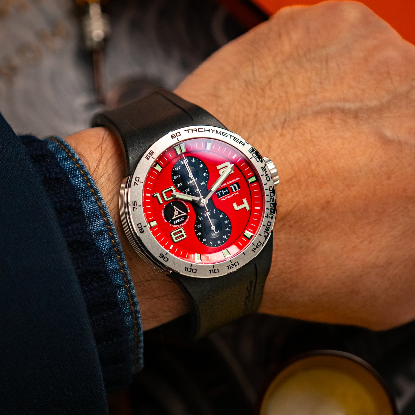 Porsche Design Dashboard Chrono Red Dial Automatic 44mm