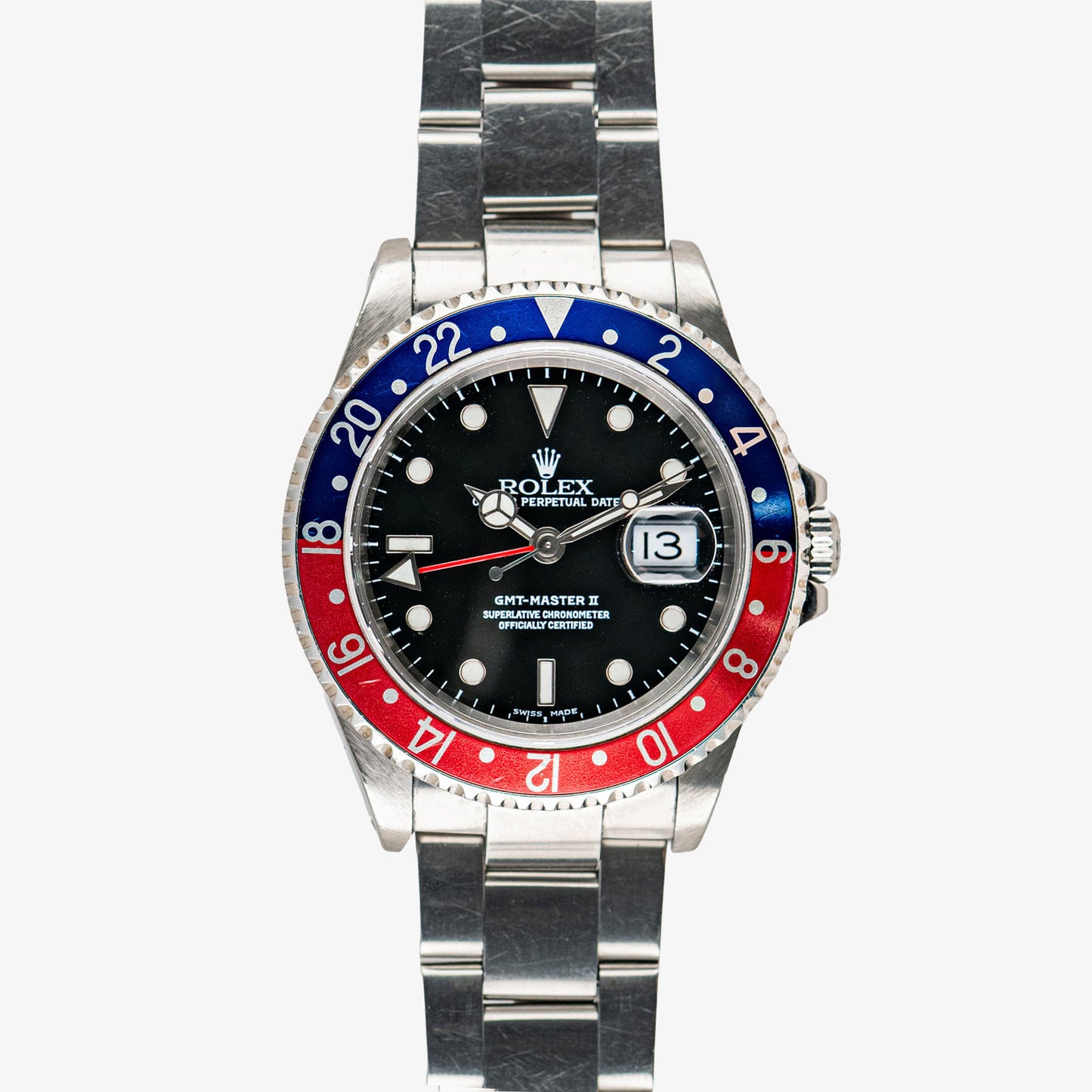 Rolex GMT-Master II 16710 Automatic Pepsi Bezel 40mm