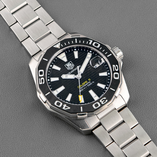 TAG Heuer Aquaracer Automatic Calibre 5 Black Dial 41mm