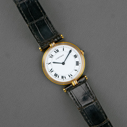 Cartier Vendôme Trinity Yellow Gold White Dial 30mm