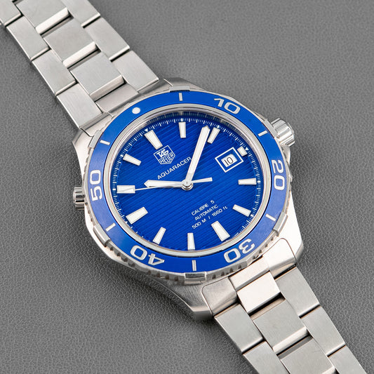 TAG Heuer Aquaracer Automatic Calibre 5 Blue Dial 41mm